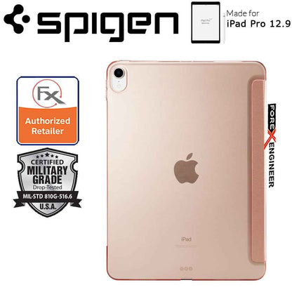 Spigen Smart Fold 2 Case for iPad Pro 12.9" 3rd Gen - Rose Gold Color