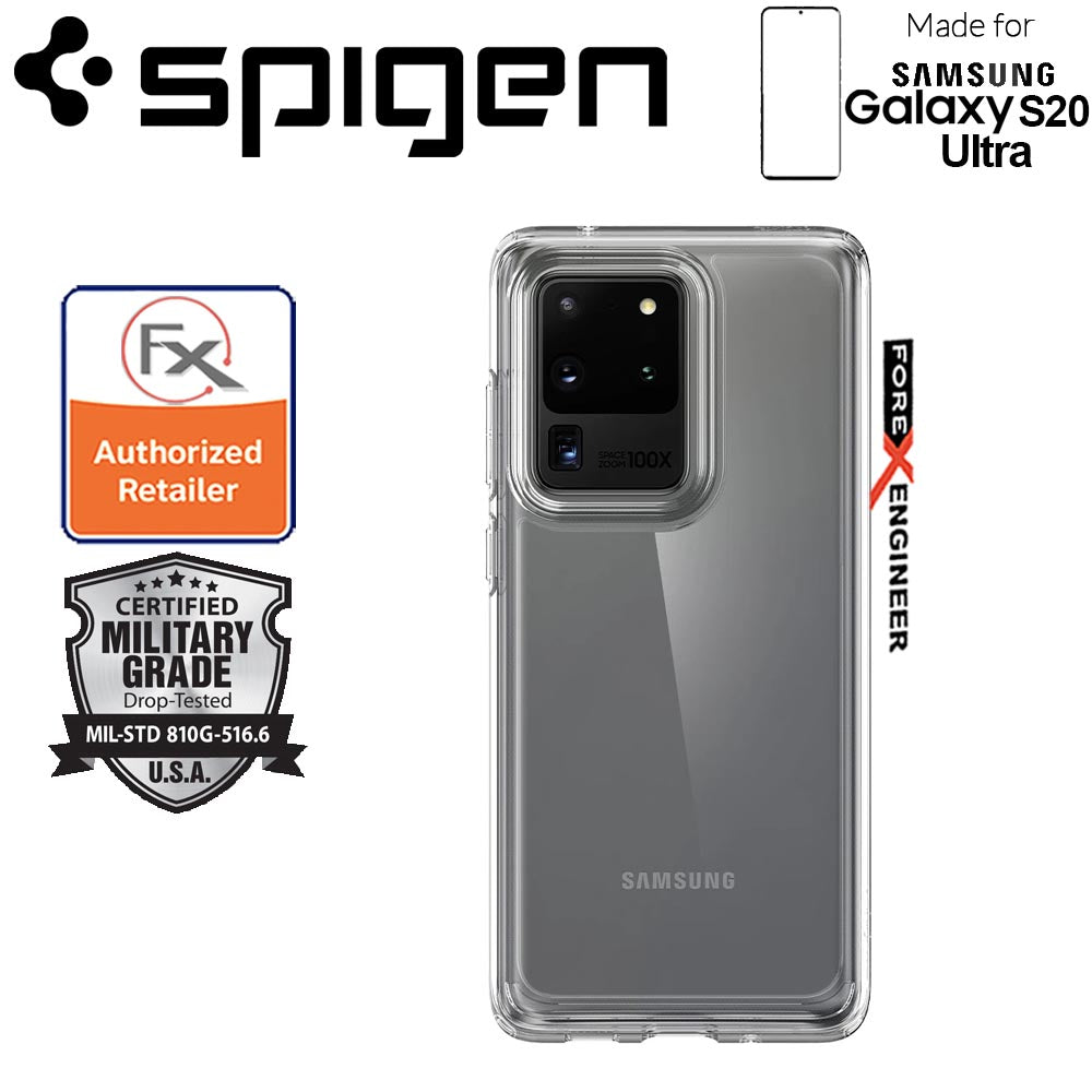 Spigen Ultra Hybrid for Samsung Galaxy S20 Ultra 6.9" - Crystal Clear Color