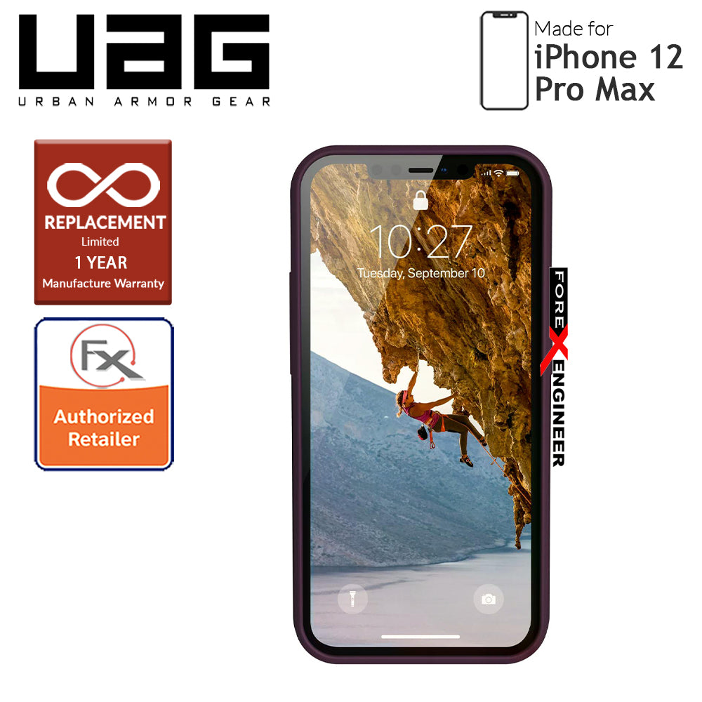 [RACKV2_CLEARANCE] UAG Anchor for iPhone 12 Pro Max 5G 6.7" - Aubergine (Barcode : 812451037470)