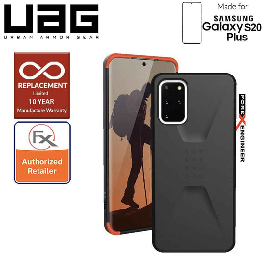 UAG Civilian for Samsung Galaxy S20+ - S20 Plus 6.7" - Black Color