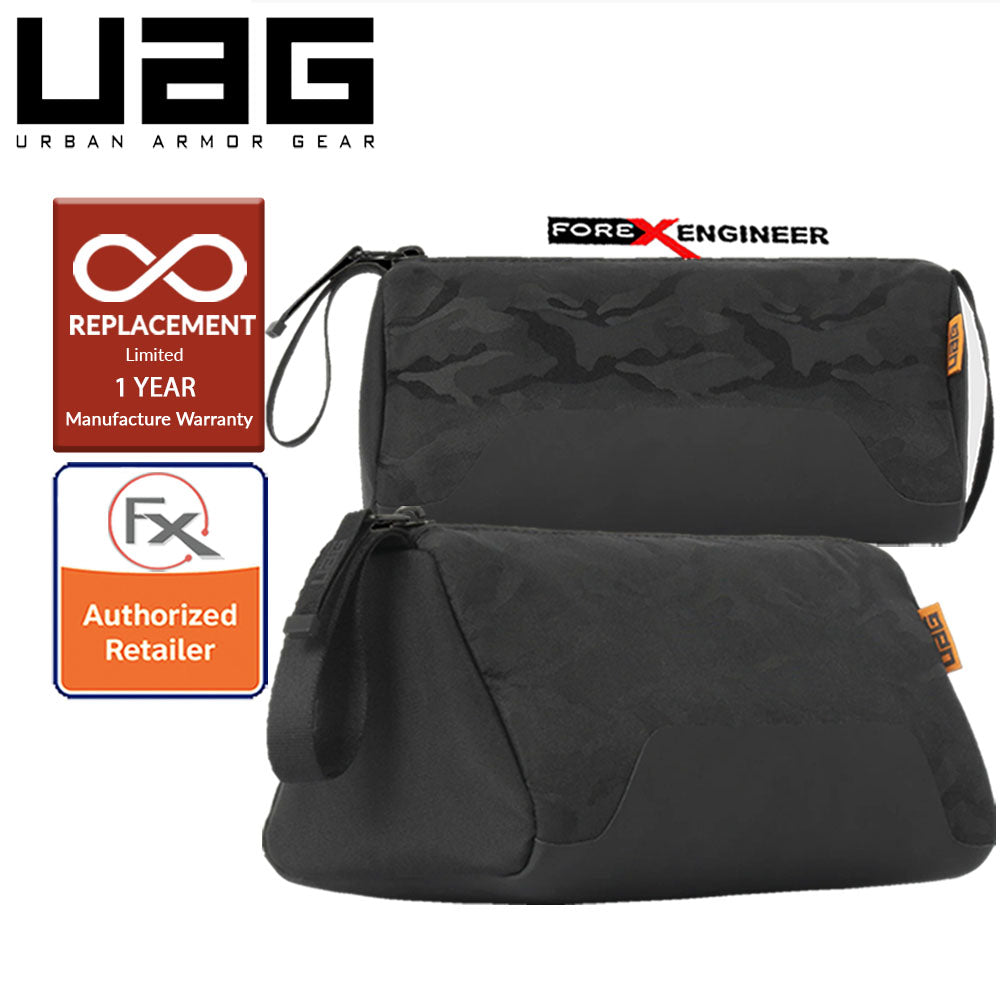 UAG Dopp Kit - Water-resistant interior & exterior -  Black Midnight Camo Color ( Barcode : 812451033502 )