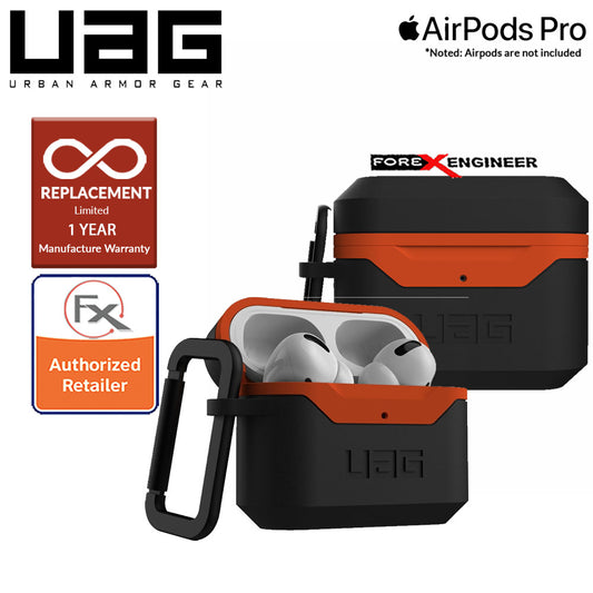 UAG Hardcase V2 for Airpods Pro  - Black-Orange (Barcode : 812451035483 )