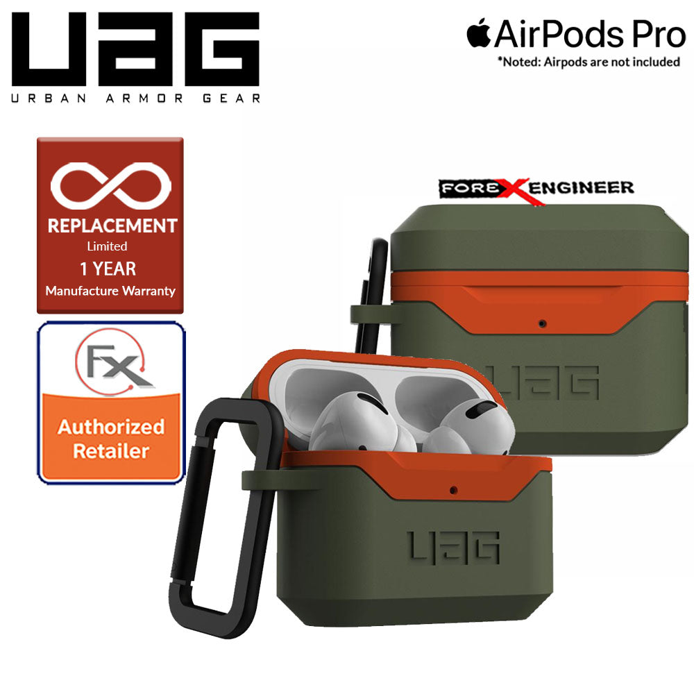 UAG Hardcase V2 for Airpods Pro  - Olive-Orange (Barcode : 812451035506 )