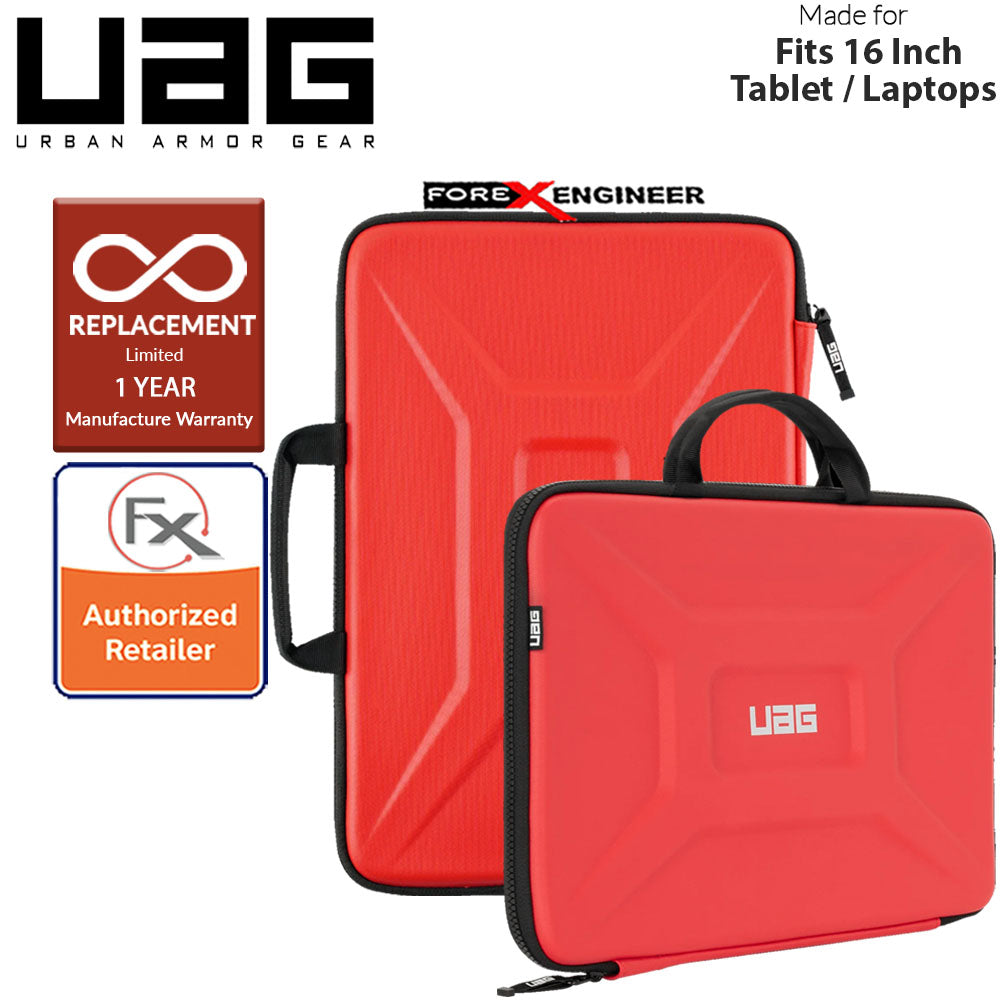 UAG Large Sleeve with Handle for Laptop 15" - 16" - 15 - 16 inch - Magma Color ( Barcode : 812451034165 )