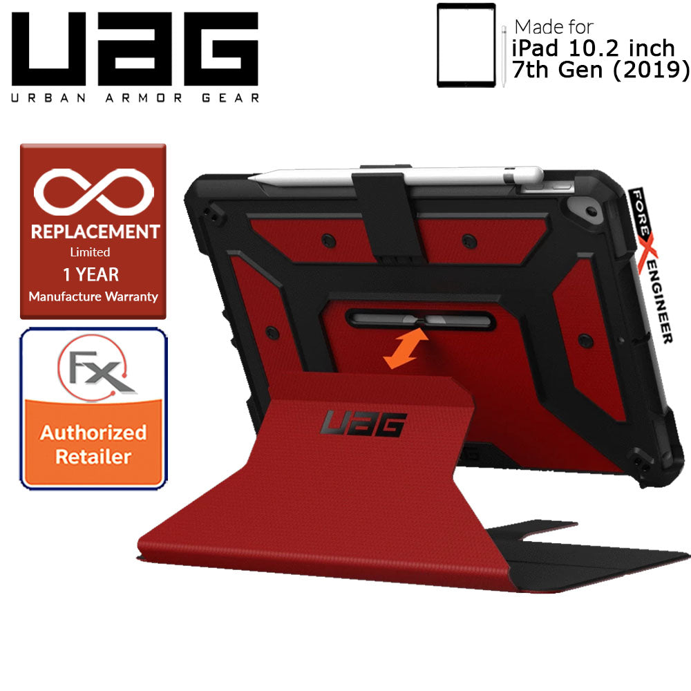 [RACKV2_CLEARANCE] UAG Metropolis for iPad 10.2 inch 7th - 8th - 9th Gen ( 2019 - 2021 ) - Magma Color (Barcode: 812451033373 )
