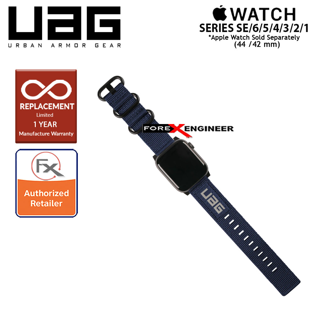 UAG Nato Strap for Apple Watch Series 7 - SE - 6 - 5 - 4 - 3 - 2 - 1 ( 45mm - 42mm - 44mm ) - Mallard (Barcode: 812451038187 )