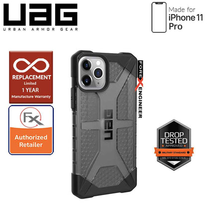 [RACKV2_CLEARANCE] UAG Plasma for iPhone 11 Pro - Feather Light Rugged & Military Drop Tested - Ash - Forexengineer-malaysia