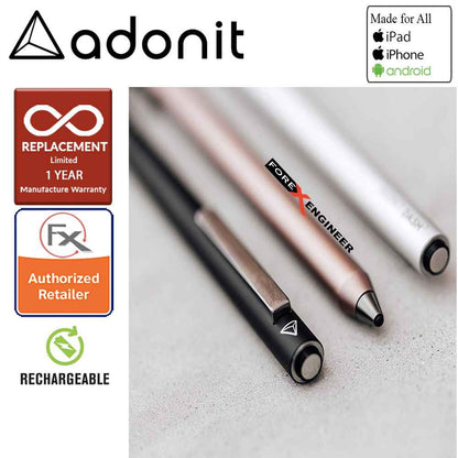 Adonit Dash 3 Fine Point Stylus for all iPad, iPhone, and Android - Black - Forexengineer-malaysia
