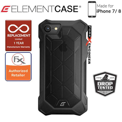 Element Case - Rev (7-8) - Black (Compatible with iPhone SE 2nd Gen 2020) (640947793100) - Forexengineer-malaysia
