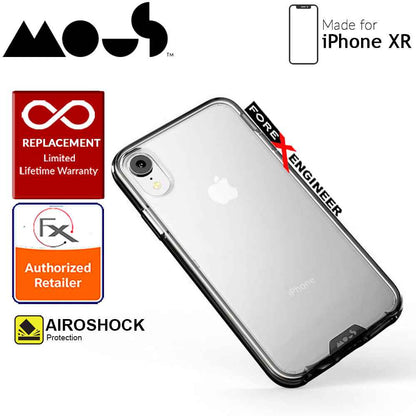 Mous Clarity Case for iPhone XR - Air Shock High Impact Material - Clarity Black - Forexengineer-malaysia