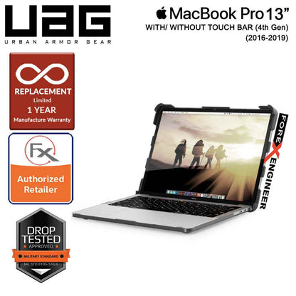 UAG Plasma for Macbook Pro 13 inch - 4th Gen (2016 - 2019) with - without Touch Bar - Ice color - Forexengineer-malaysia