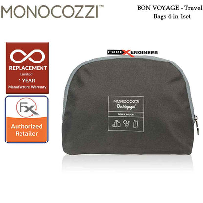Monocozzi Bon Voyage Travel Bags 4 in 1 Set - Black color