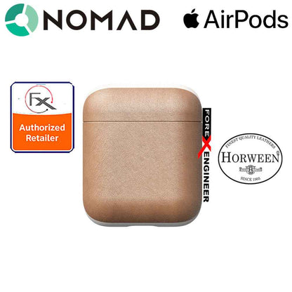 [ONLINE EXCLUSIVE] Nomad Rugged Case for AirPods - Genuine Premium Horween Leather from USA - Natural - Forexengineer-malaysia