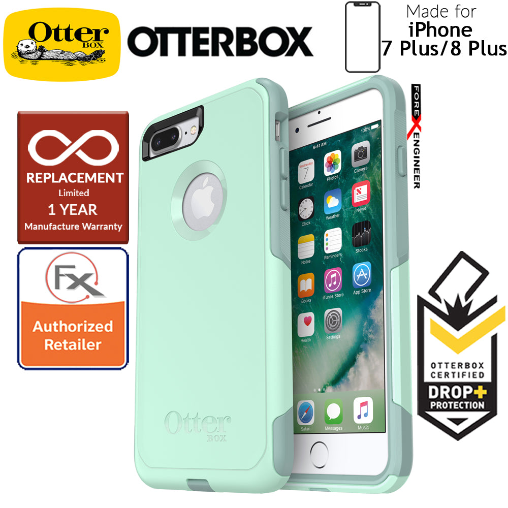 OtterBox Commuter for iPhone 8 Plus - 7 Plus - 2 Layers Lightweight Protection Case - Ocean Way