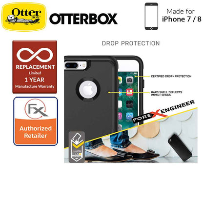 OtterBox Commuter Series for iPhone 8 - 7 - 2 Layers Lightweight Protection Case - Black (Compatible with iPhone SE 2nd Gen 2020) - Forexengineer-malaysia