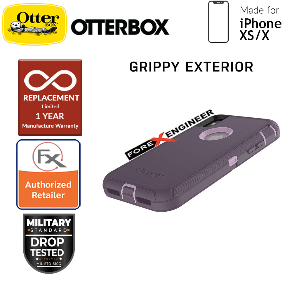 Otterbox Defender Series for iPhone Xs - X - Purple Nebula