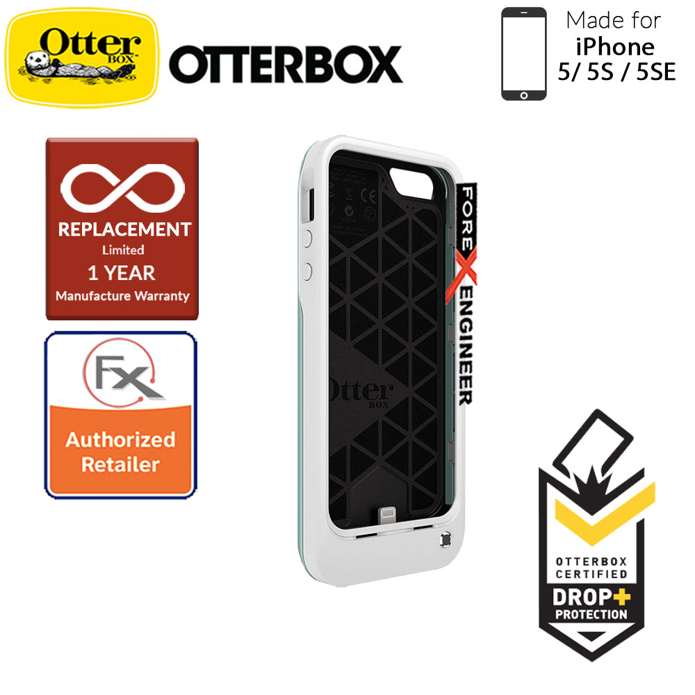 OtterBox Resurgence Powercase for iPhone SE - 5S - 5 - Build-in 2,000mAh battery & military grade drop protection- Teal Shimmer