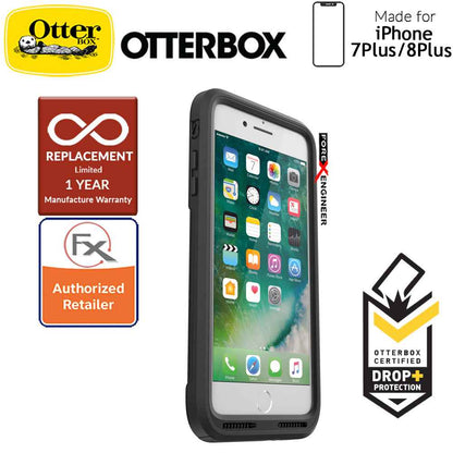 [RACKV2_CLEARANCE] OtterBox Pursuit Series for iPhone 8 Plus - 7 Plus - Black -Clear - Forexengineer-malaysia