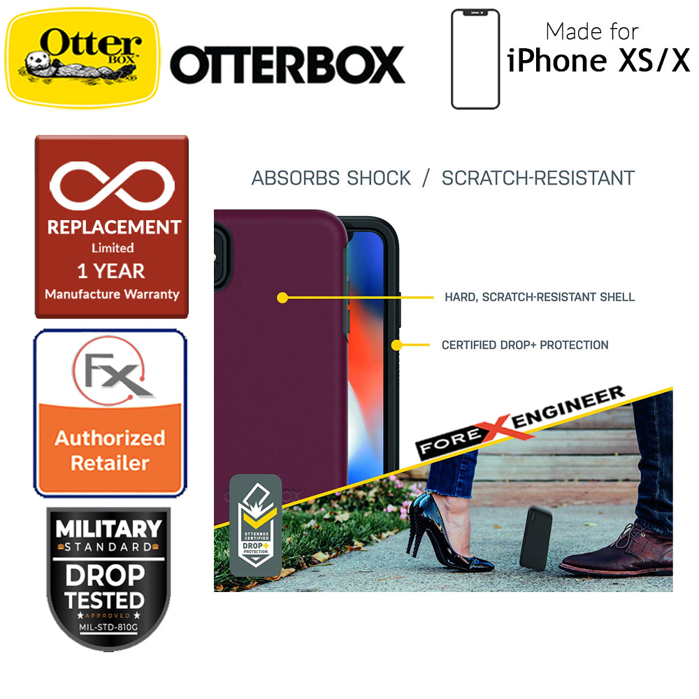OtterBox Symmetry Graphic Series for iPhone Xs - X - Skinny Dip