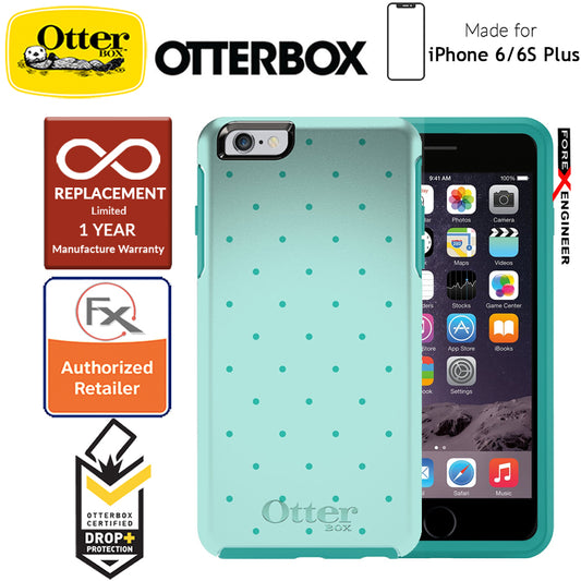 Otterbox Symmetry Series for Apple iPhone 6 Plus - 6s Plus - Aqua Dot II