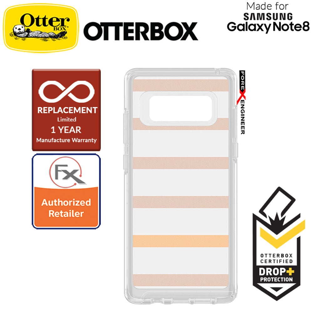 OtterBox Symmetry Clear Series for Samsung Galaxy Note 8 - Inside The Lines