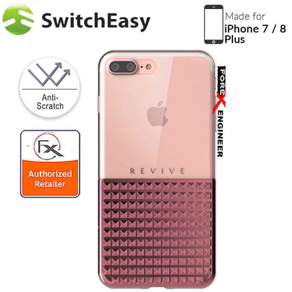 SwitchEasy Revive for iPhone 7 - 8 Plus - Luxe Diamond Cut Design - Rose Gold - Forexengineer-malaysia