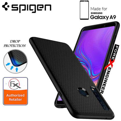 Spigen Liquid Air for Samsung Galaxy A9 (2018) - Matte Black - Forexengineer-malaysia