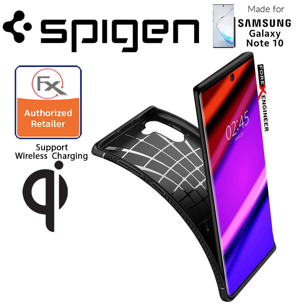 Spigen Rugged Armor for Samsung Galaxy Note 10 - Matte Black