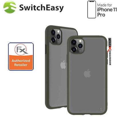 [RACKV2_CLEARANCE] SwitchEasy Aero for iPhone 11 Pro (Army Green)