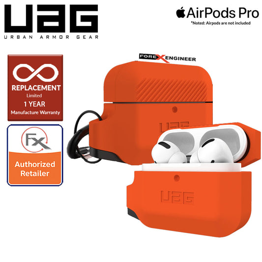 UAG AirPods Pro Silicone Case - Orange - Black Color