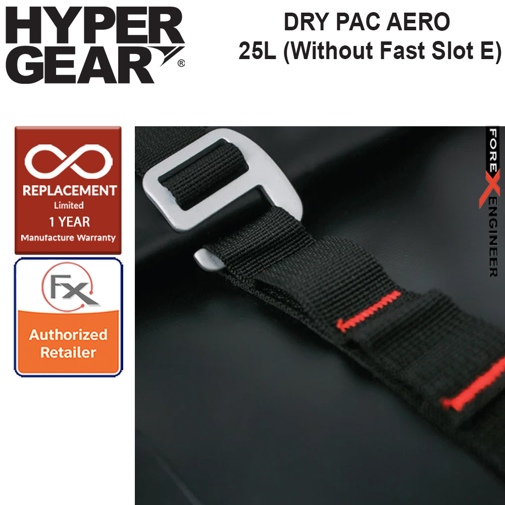 Hypergear Dry Pac  Aero 25L - Heavy-duty Design and IPX6 Waterproof Specification - Black ( Base Only Without Fast Slot E)
