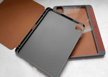 Monocozzi LUCID Plus Folio for iPad Pro 11" ( 3rd - 2nd - 1st Gen ) ( 2022 - 2018 ) - iPad Air 10.9" ( 4th Gen ) M1 Chip - Tan (Barcode: 4895199106949  )
