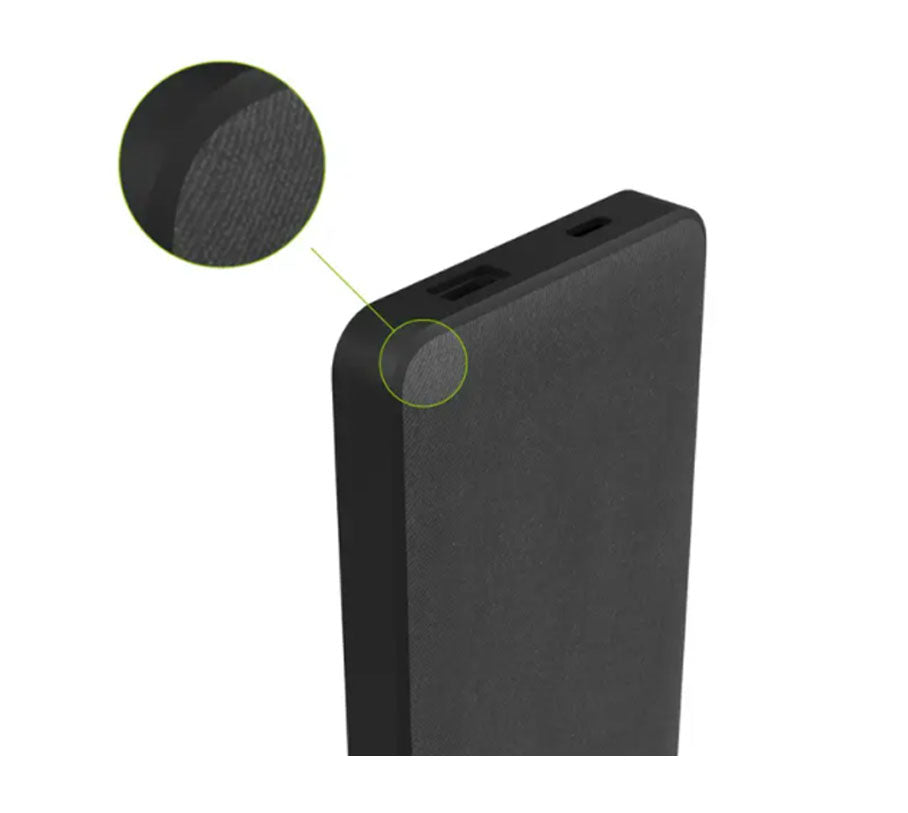 Mophie Powerstation 10,000mAh PD 18W USB-C PD fast charge Powerbank (Fabric) - Black ( Barcode: 840056127555 )