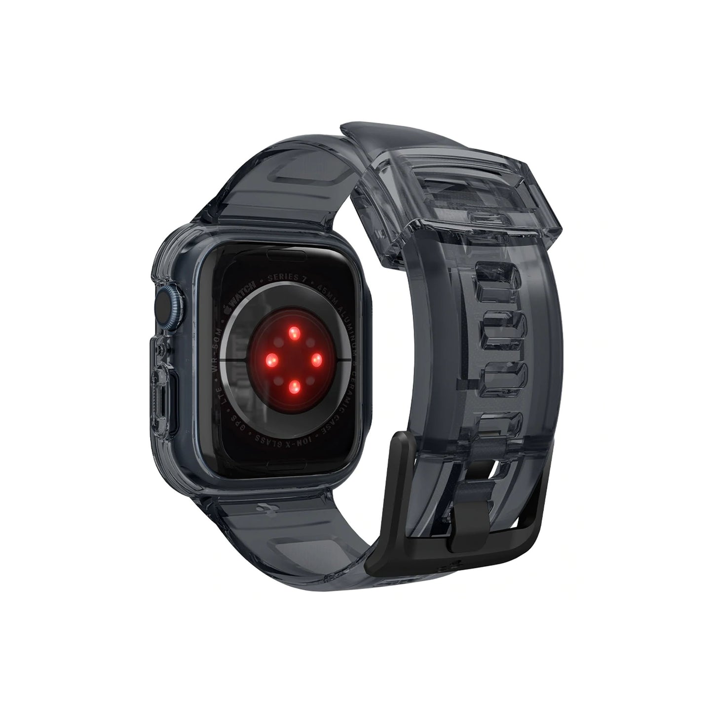 Spigen Liqiud Crystal Pro for Apple Watch Series 7 - SE - 6 - 5 - 4 ( 45mm - 44mm ) ( Band & Case ) - Space Crystal (Barcode: 8809811857580 )