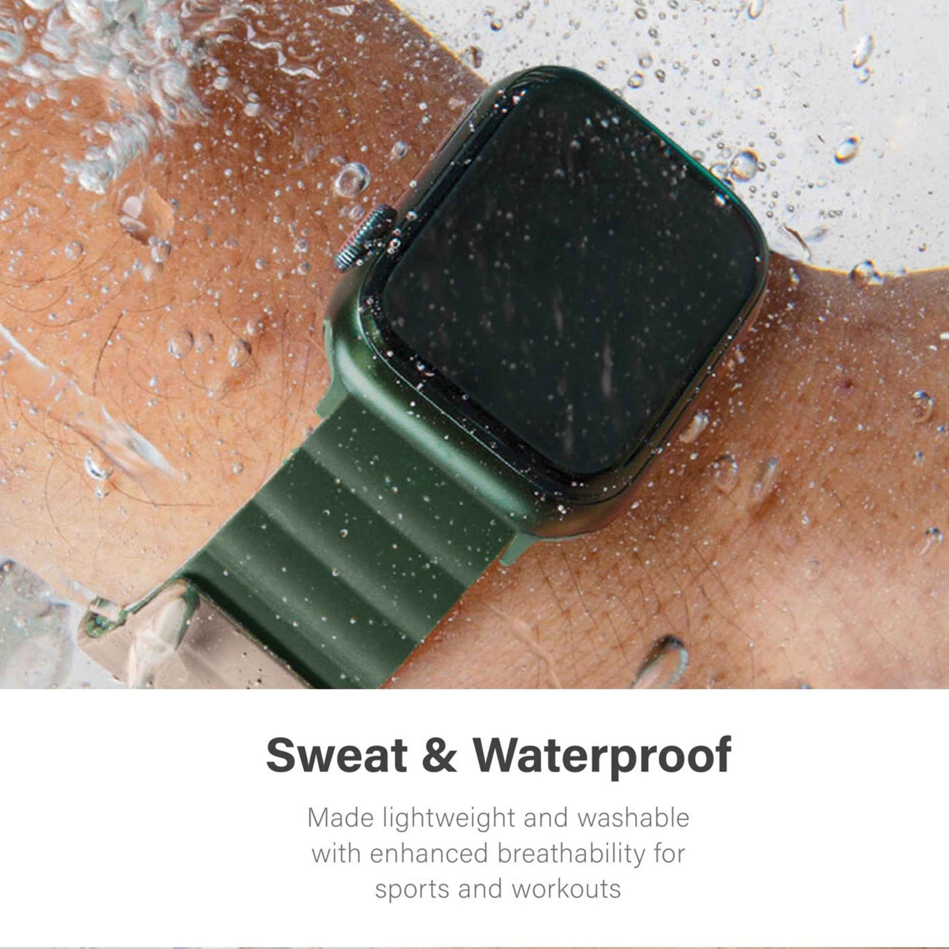 UNIQ Revix Magnetic Silicone Strap for Apple Watch Series 7 - SE - 6 - 5 - 4 - 3 - 2 - 1 ( 45mm - 44mm - 42mm ) - Lemon ( Yellow - Grey ) (Barcode: 8886463679135 )