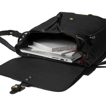 Gaston Luga Classy Backpack ( Fits most 11" - 13" Laptops ) Black-Black (Barcode: 7350006912917 )