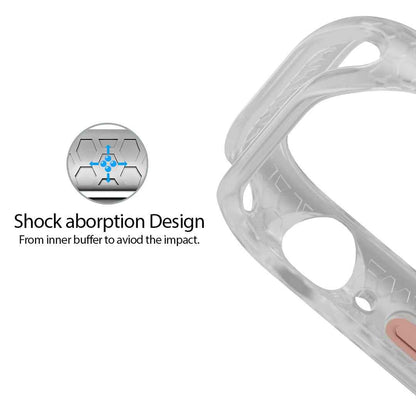 Hoda Rough Case for Apple Watch Series 7 - SE - 6 - 5 - 4 - 3 - 2 - 1 ( 45mm - 42mm - 44mm ) - Pink (Barcode : 4713381517611 )