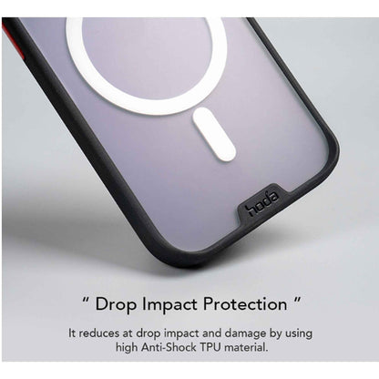 Hoda Rough Case for iPhone 14 Pro Max - MagSafe Compatible Military Standard  - Black ( Barcode: 4711103545256 )