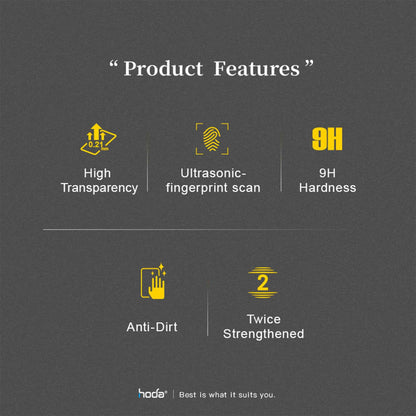 Hoda Tempered Glass for Samsung Galaxy S22 - 0.21mm 2.5D Full Coverage Screen Protector - Clear (Barcode: 4711103544129 )