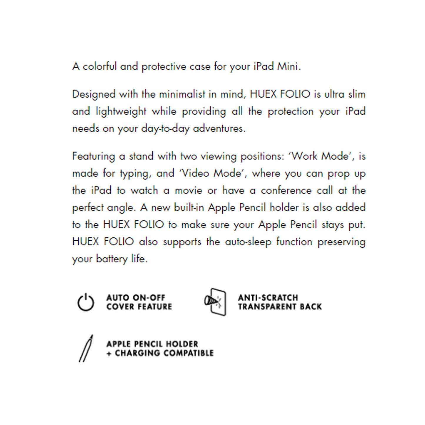 Laut Huex Folio Case for iPad Mini 6 8.3" ( 2021 ) - Rose (Barcode: 4895206927895 )