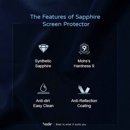 Hoda Sapphire Lens Protector for iPhone 13 Pro - 13 Pro Max - Gold (3pcs) (Barcode: 4711103542842 )