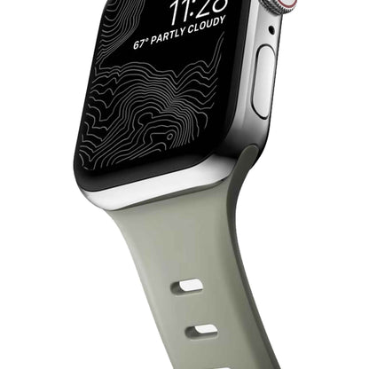 [ONLINE EXCLUSIVE] Nomad Sport Slim Band for Apple Watch 41mm - 40mm - 38mm ( Series SE - 7 - 6 - 5 - 4 - 3 - 2 - 1 ) - Sage ( Barcode: 856500011400 )