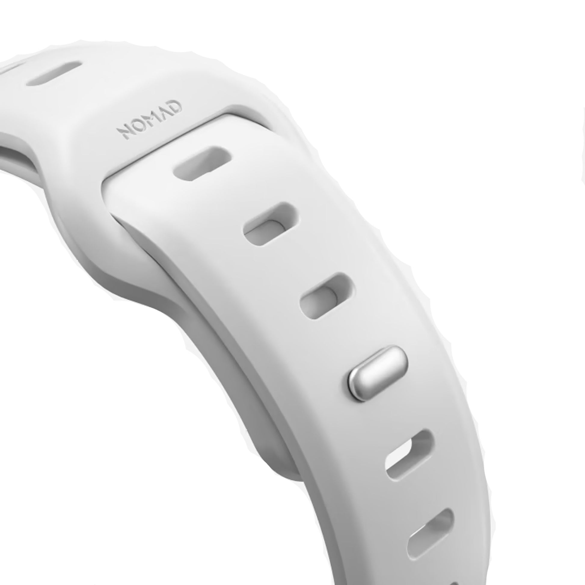 [ONLINE EXCLUSIVE] Nomad Sport Slim Band for Apple Watch 41mm - 40mm - 38mm ( Series SE - 7 - 6 - 5 - 4 - 3 - 2 - 1 ) - White ( Barcode: 856500011424 ) - Forexengineer -Malaysia- 856500011424