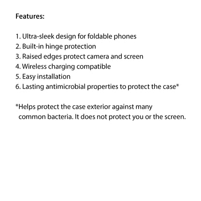 Otterbox Symmetry Flex for Samsung Galaxy Z Fold 4 - Black ( Barcode: 840304705269 ) - Forexengineer -Malaysia- 840304705269