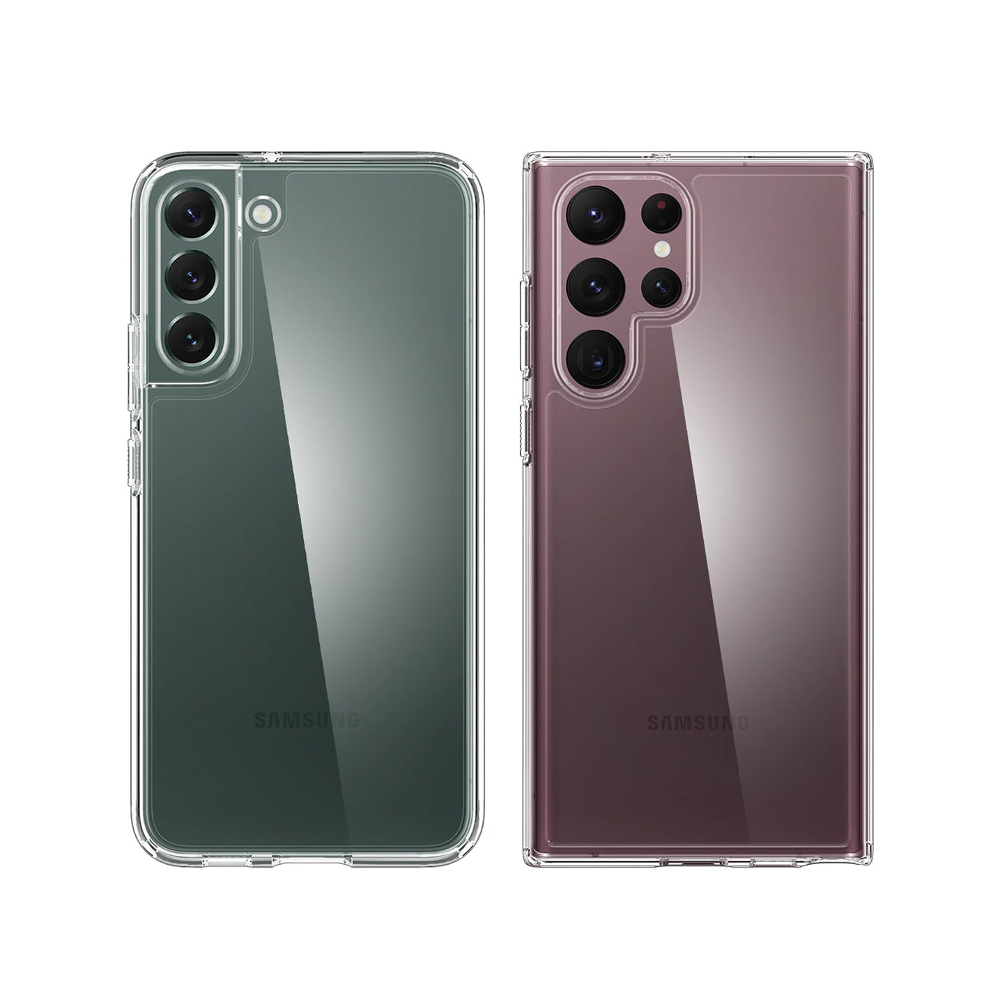 Spigen Ultra Hybrid Case for Samsung Galaxy S22 Plus - Crystal Clear (Barcode: 8809811855807 )