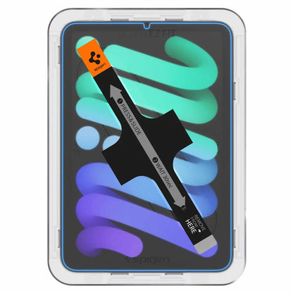 Spigen Tempered Glass GLAStR EZ FIT for iPad Mini 7th Gen ( 2024 ) / iPad Mini 6th Gen ( 2021 ) Screen Protector - Clear (Barcode: 8809811854732 ) - Forexengineer -Malaysia- 8809811854732