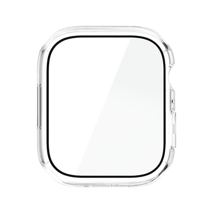 SwitchEasy Nude 2 in 1 Tempered Glass Hybrid Case for Apple Watch Series 7 ( 41mm ) with Build In Tempered Glass - Transparent (Barcode: 4895241108419 ) - Forexengineer -Malaysia- 4895241108419