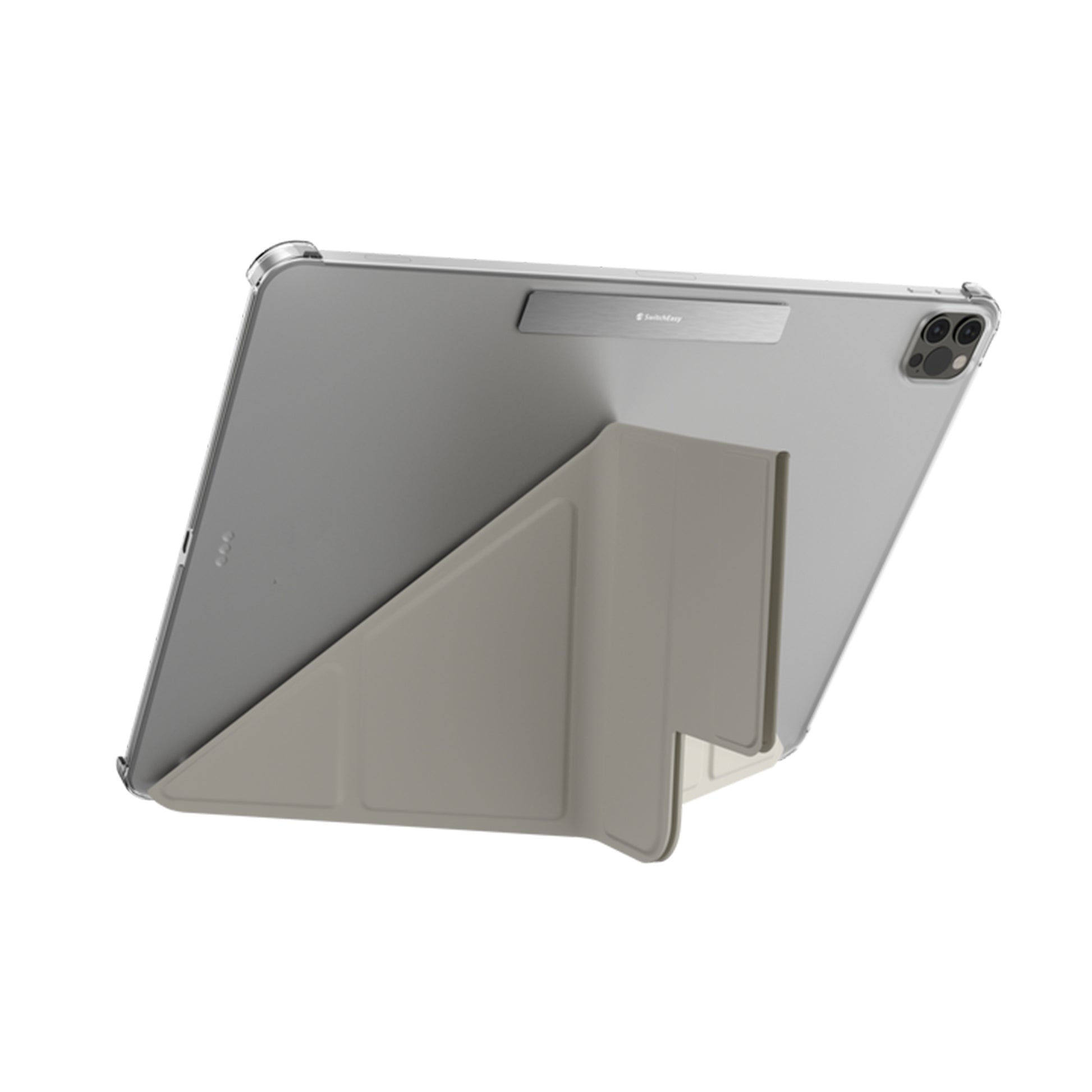 SwitchEasy Origami Nude for iPad Pro 11" ( 2022 - 2020 - 2018 ) - iPad Air 10.9" ( 2022 - 2020 ) - Flexi-Folding Folio Clear Case - Starlight (Barcode: 4895241108587 ) - Forexengineer -Malaysia- 4895241108587