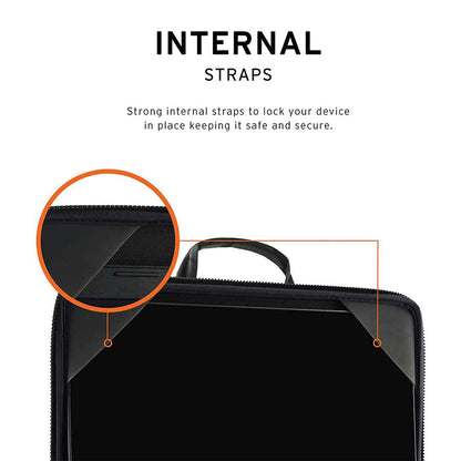 UAG Medium Sleeve for Laptop or Tablet 11 - 13 inch with Handle - Black ( Barcode : 812451038552 )