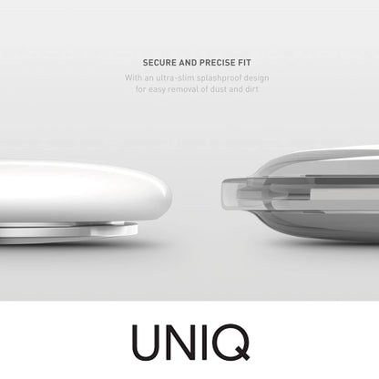 [RACKV2_CLEARANCE] UNIQ Glase Case for AirTag - Clear Protective Case in True Clarity - Smoke (Barcode: 8886463677452 ) - Forexengineer-malaysia
